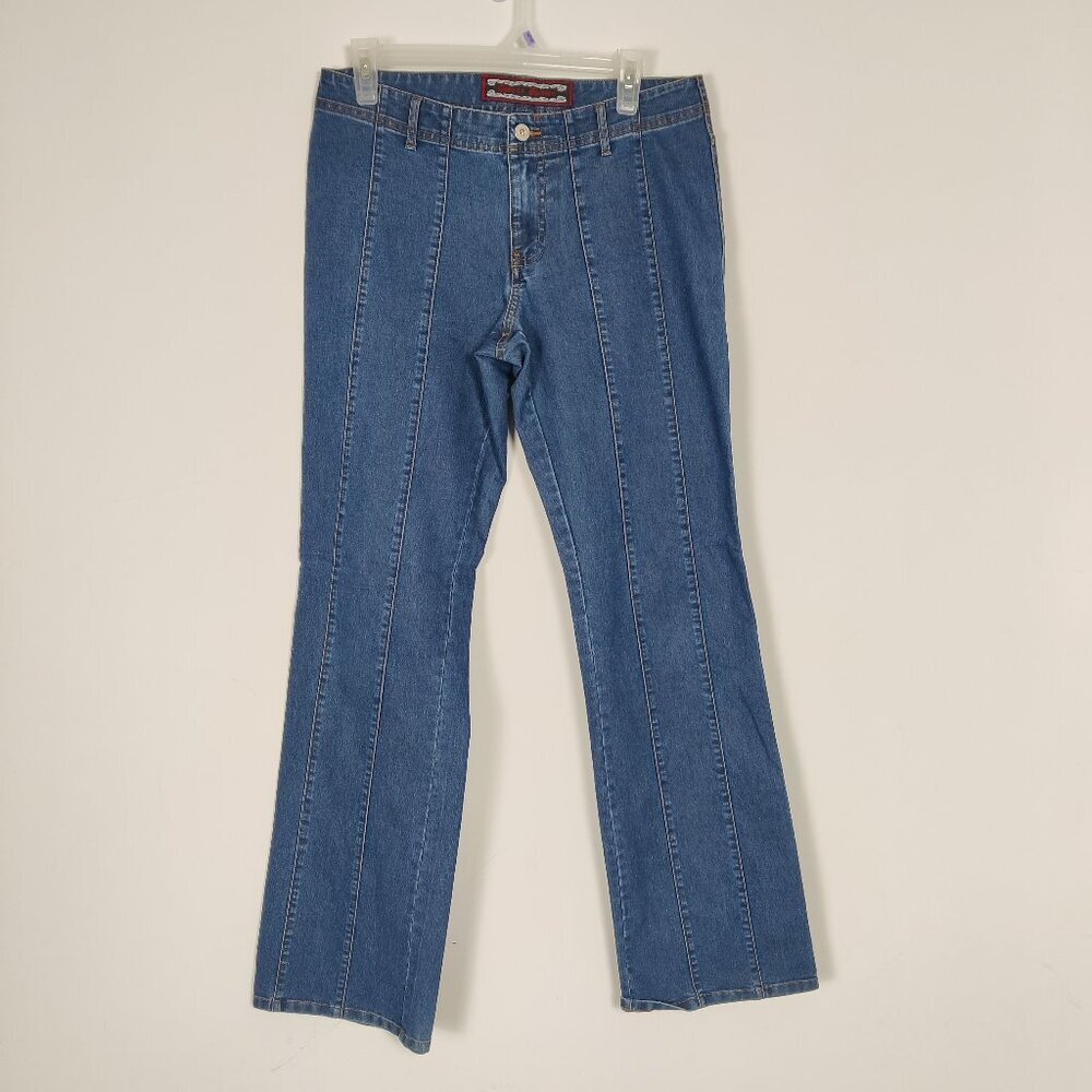 Guess Jeans Women's Straight Jeans Size 30 Blue Cotton Blend Casual Daily Chic
